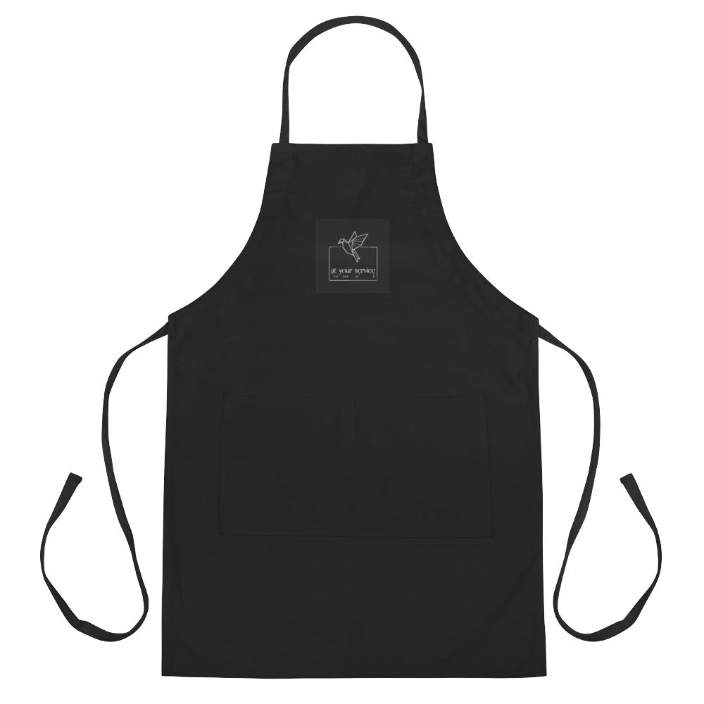 embroidered apron